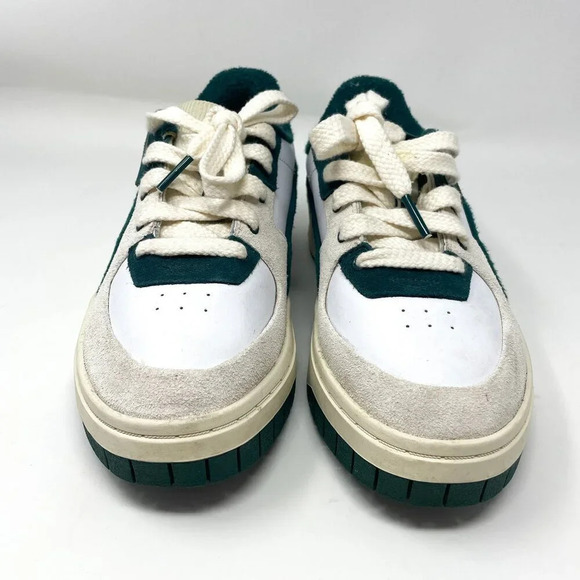 Puma  Cali Dream Ivy League Terry Sneaker White Green Size 7 - Picture 8 of 13